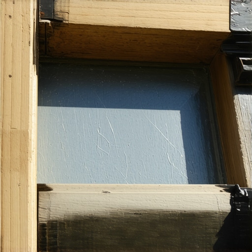 Person applying flexible sealant to wooden window frame for durability.