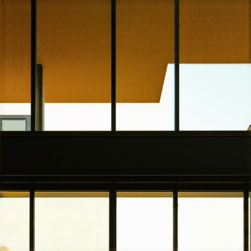 Smart windows in a modern home demonstrating energy-saving features.