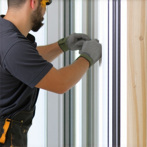 Technician applying sealant during window repair to ensure long-lasting performance.