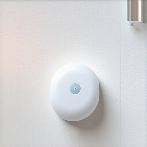 Smart Window Sensors for Advanced Home Durability Close-up of innovative smart sensors attached to modern window frames monitoring climate data