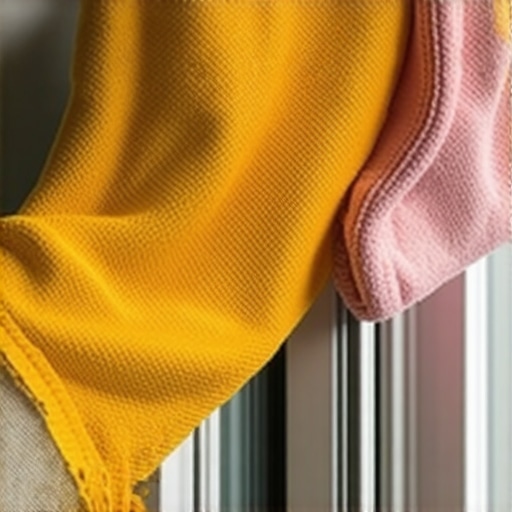 Close-up of a hand cleaning a window with a microfiber cloth revealing streak-free glass