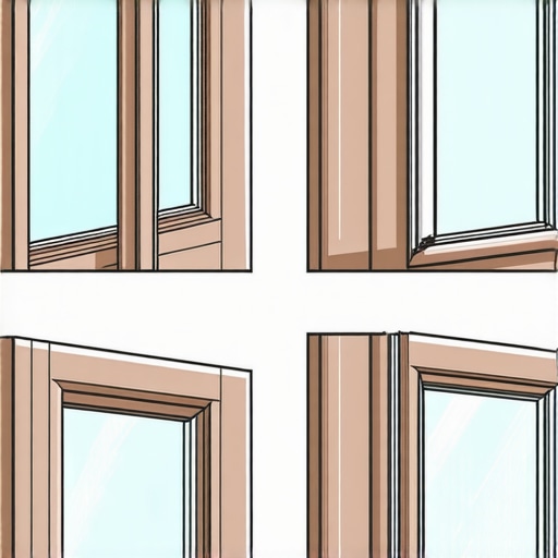 Window Repair Process Illustration Diagram showing how to remove and replace window glass safely.