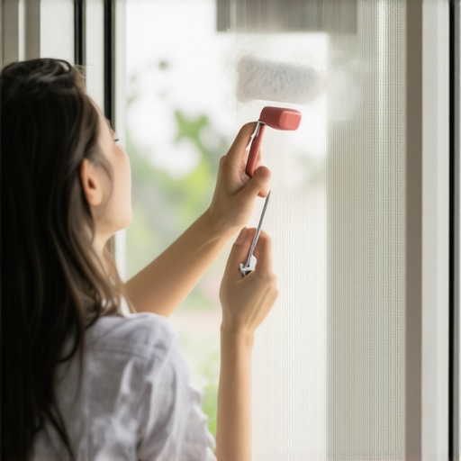 How to Clean Dusty Window Screens with a Common Lint Roller