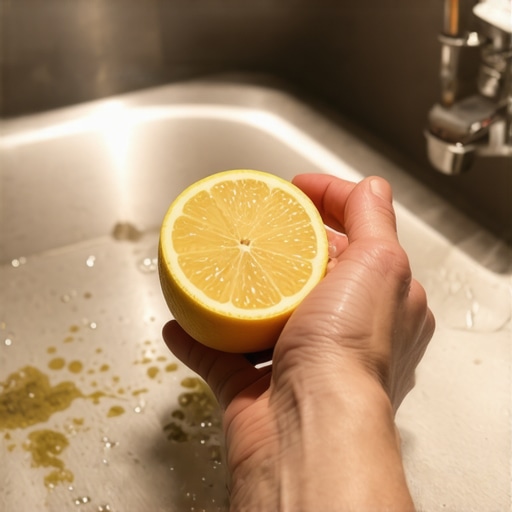 How to Remove Hard Water Stains Using an Old Lemon