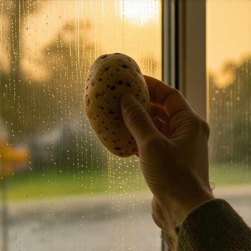 Skip the Blue Spray: Why We Rub a Raw Potato on Glass to Prevent Rain Streaks