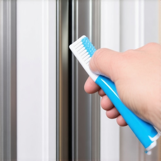 The $2 Toothbrush Fix for Cleaning Out Gritty Sliding Door Tracks