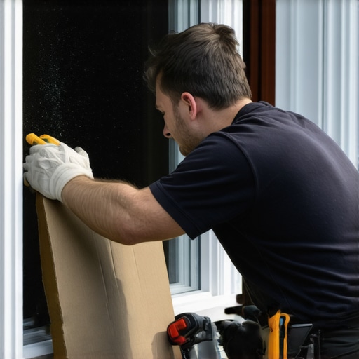 The Cardboard Trick for Replacing Panes Without the Mess