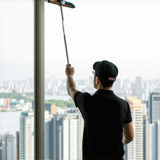 The Secret to Cleaning High-Up Windows Without a Ladder