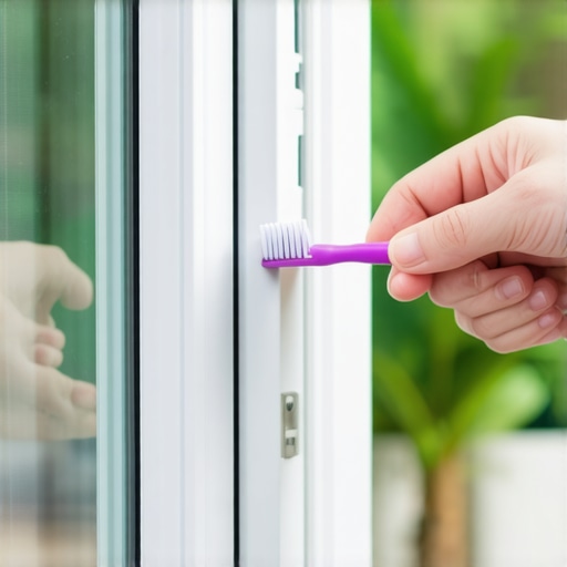 The Toothbrush Trick for Scrubbing Window Hinges