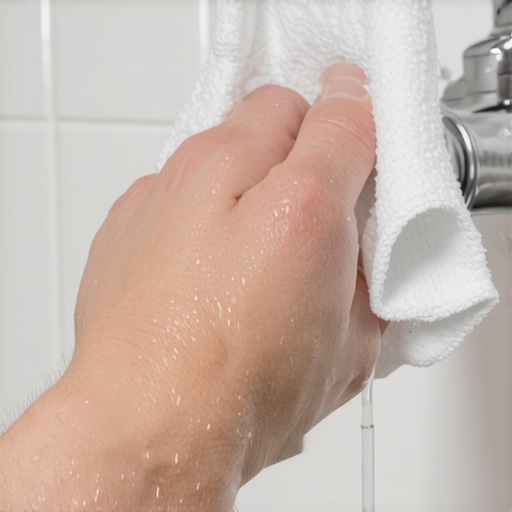 Why We Use a Used Dryer Sheet to Scrub Tough Hard Water Stains