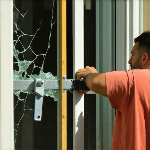 How to Secure a Shattered Sliding Door While Waiting for the Glass Pro