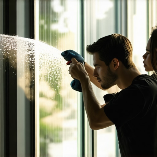 The Fast Method for Removing Calcium Deposits from Exterior Glass