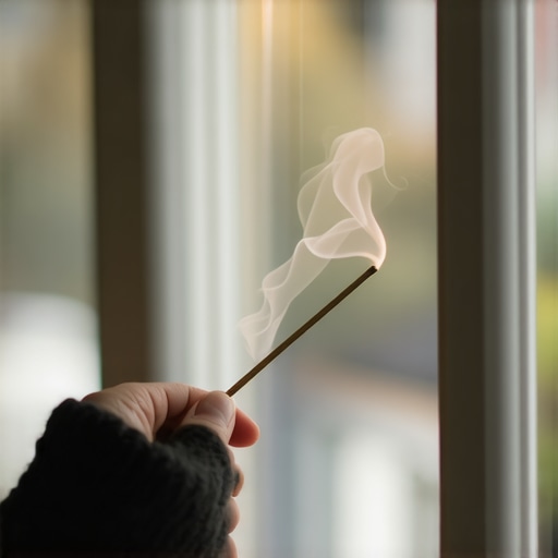 The Incense Stick Trick for Finding Home Air Leaks