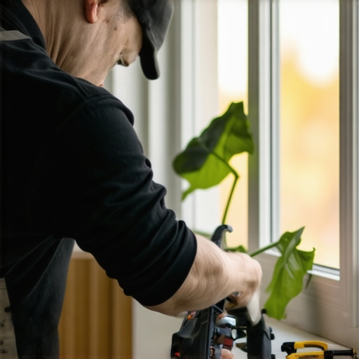 The Painter’s Tape Method for Perfect Caulk Lines Around Window Frames