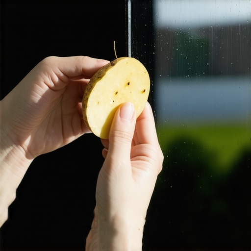 The Potato Skin Trick for Polishing Scratched Glass Panes Naturally