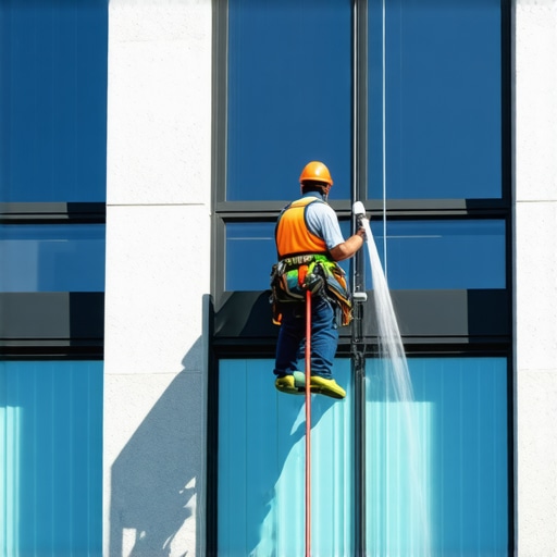 The Safe Way to Clean High Windows Using a Water-Fed Pole