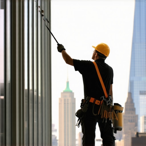 The Secret to Cleaning High Windows Without a Ladder