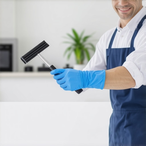 Why Professional Cleaners Always Carry a Small Squeegee