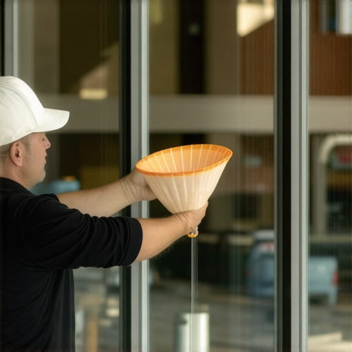 Why We Use Coffee Filters to Polish Commercial Glass
