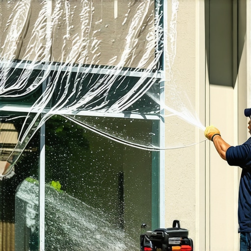 How to Protect Your Glass During a Power Wash of Your Siding