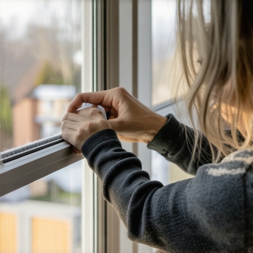 How to Stop a Drafty Window with Just a Piece of Felt