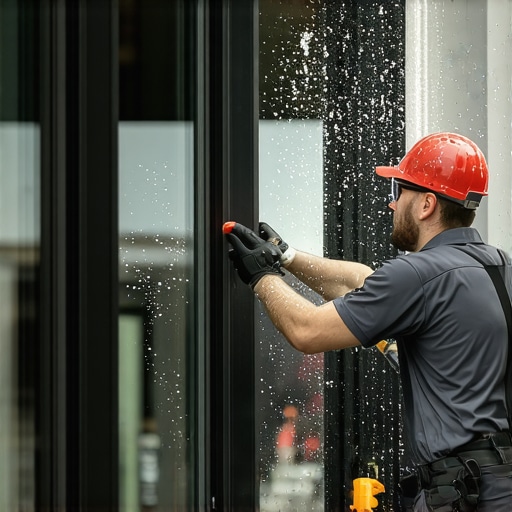 Managing Hard Water Buildup on Commercial Office Windows