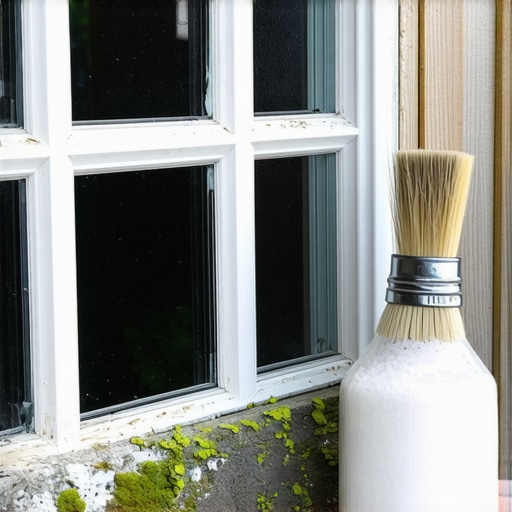 The Salt and Vinegar Solution for Removing Lichen from Window Frames