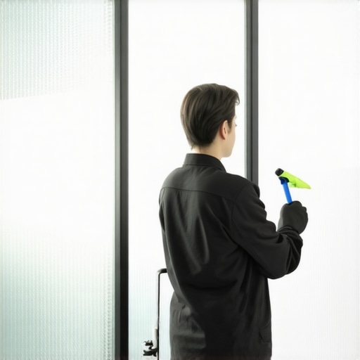 The Secret to Cleaning Textured and Frosted Glass Panes
