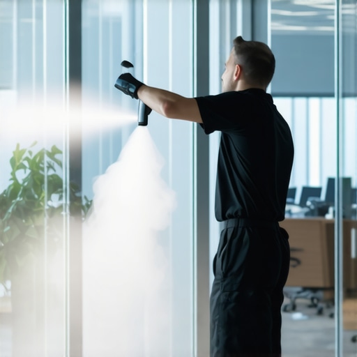 The Steam Cleaner Secret for Sanitizing Commercial Glass Partitions