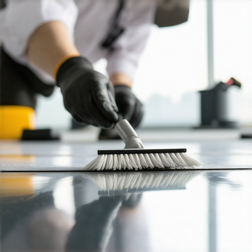 Why Professional Cleaners Use a Scraper Instead of Scrubbing