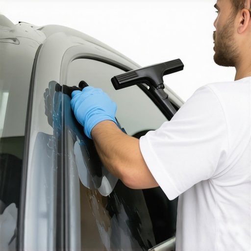 Why Your Professional Window Cleaner Won't Use a Squeegee on Tinted Film