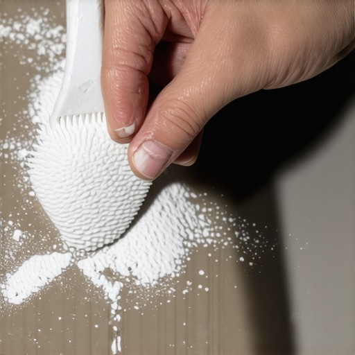 Cleaning window tracks with a simple baking soda paste