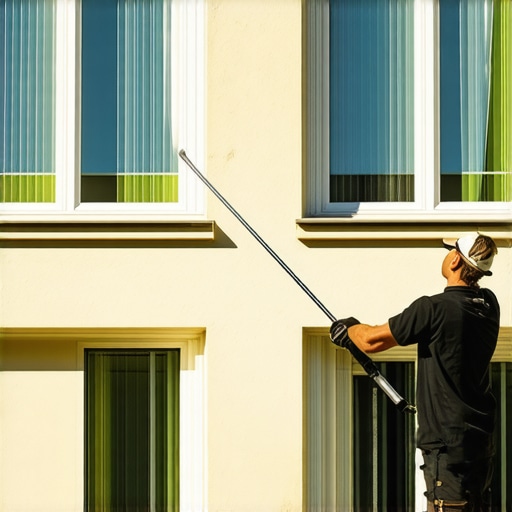 The Best Way to Clean Second-Story Glass Without a Ladder