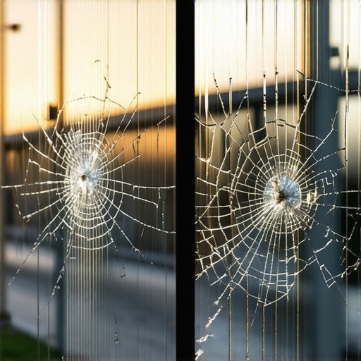 The difference between tempered and laminated safety glass