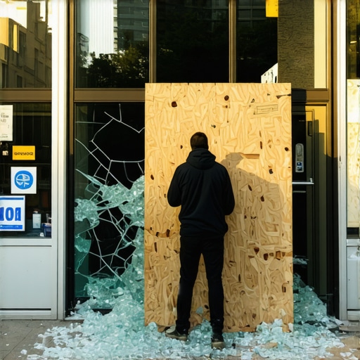 What to Do When a Storefront Window Shatters Overnight